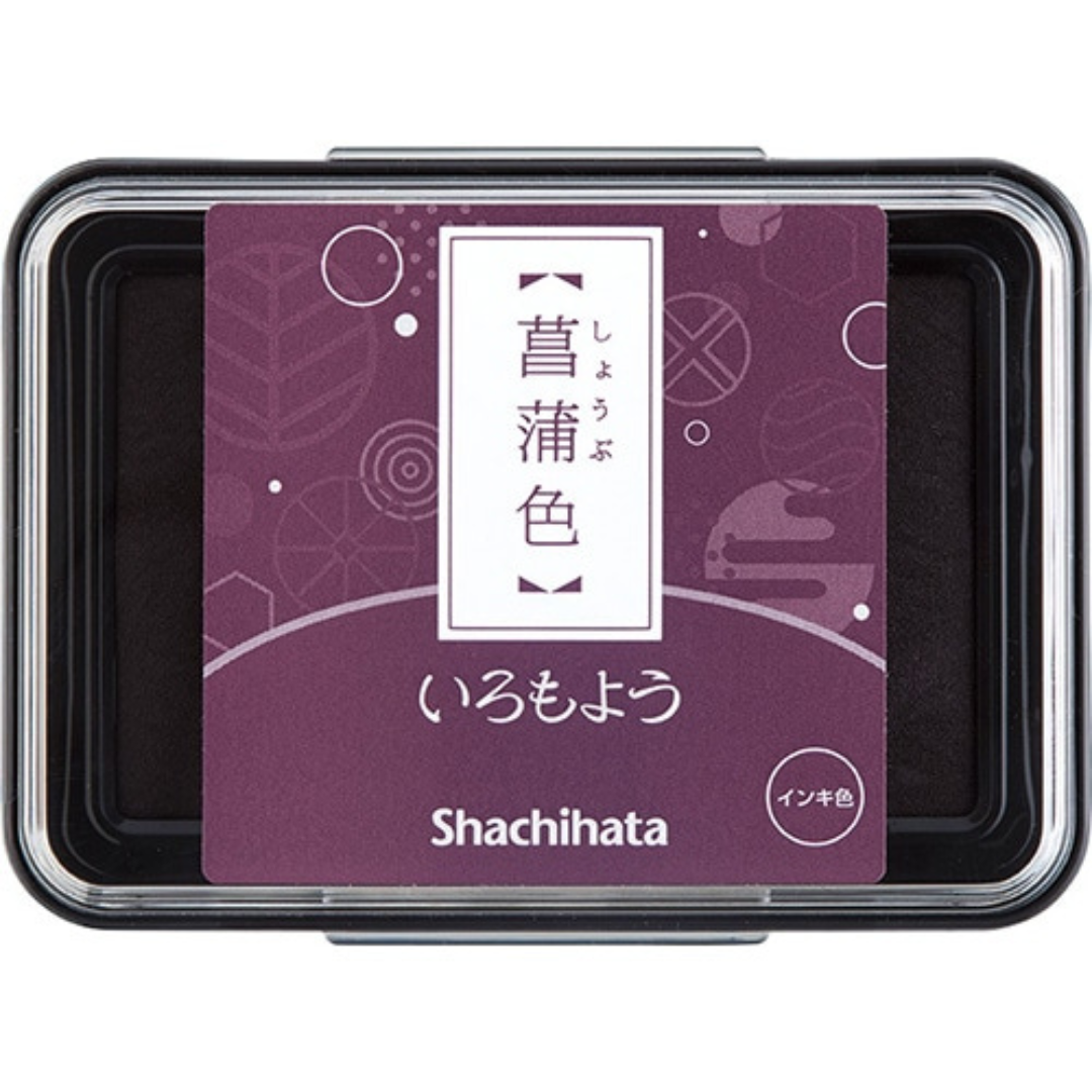 Shachihata Stamp Pad - Japanese Traditional Color Iromoyo - 24 Colors