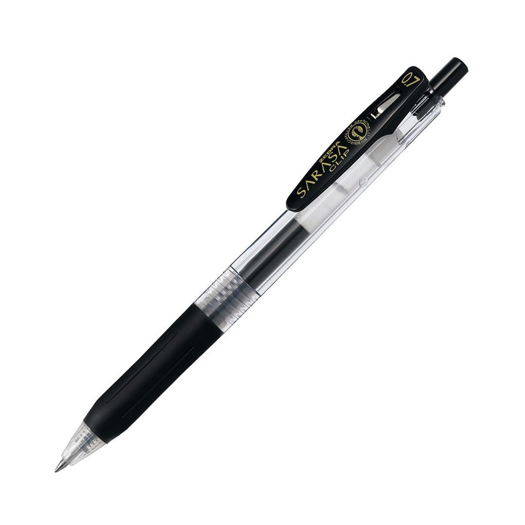 Zebra Sarasa Clip Gel Pen - Black - 5 Pc Pack