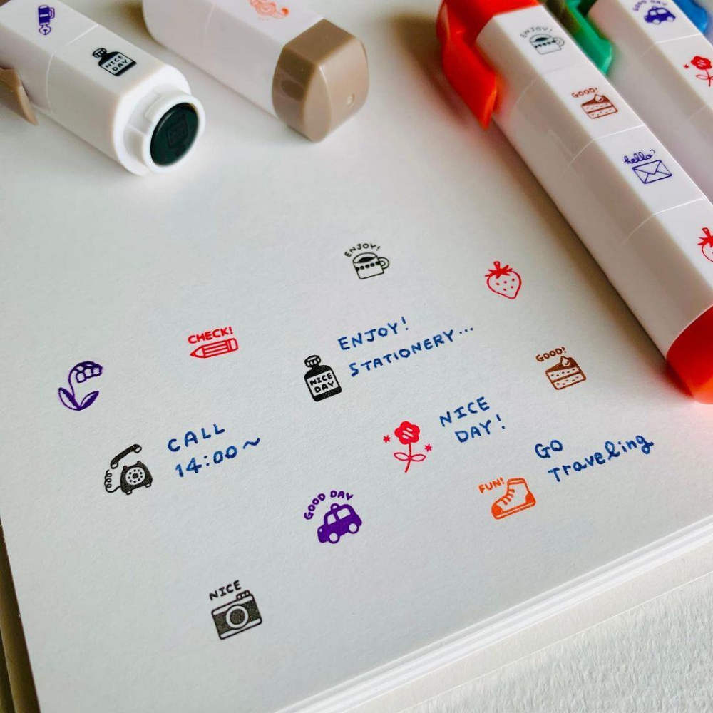 Sanby x Eric Small Things Schedule Icon Stamp - My Desk