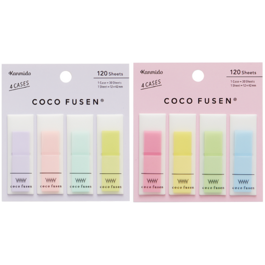 Kanmido Coco Fusen Sticky Notes - Medium - Pastel