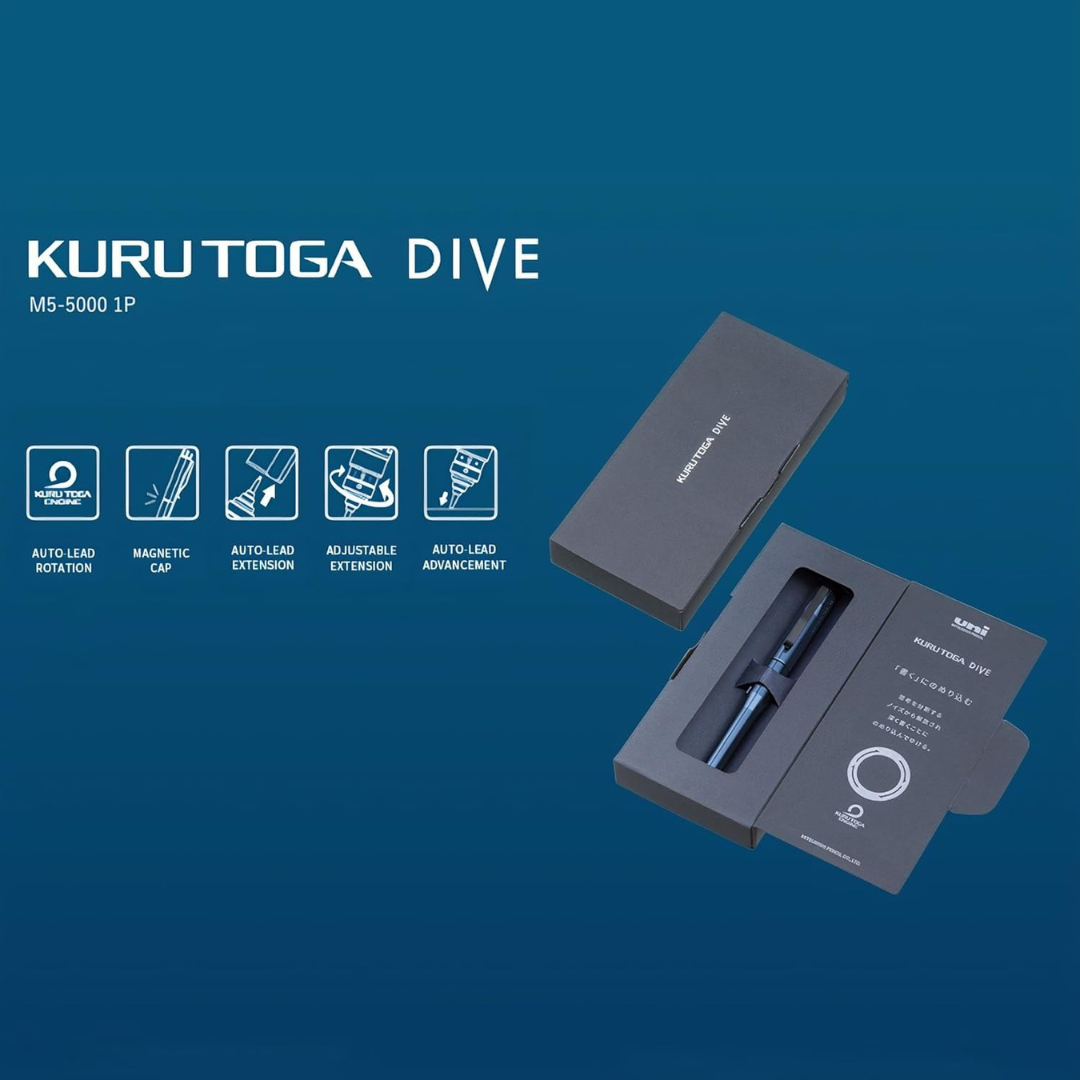 Uni Kurutoga Dive Mechanical Pencil - 0.5 mm