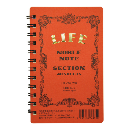 LIFE Noble Ring Notebook - A7 - 5 mm Grid