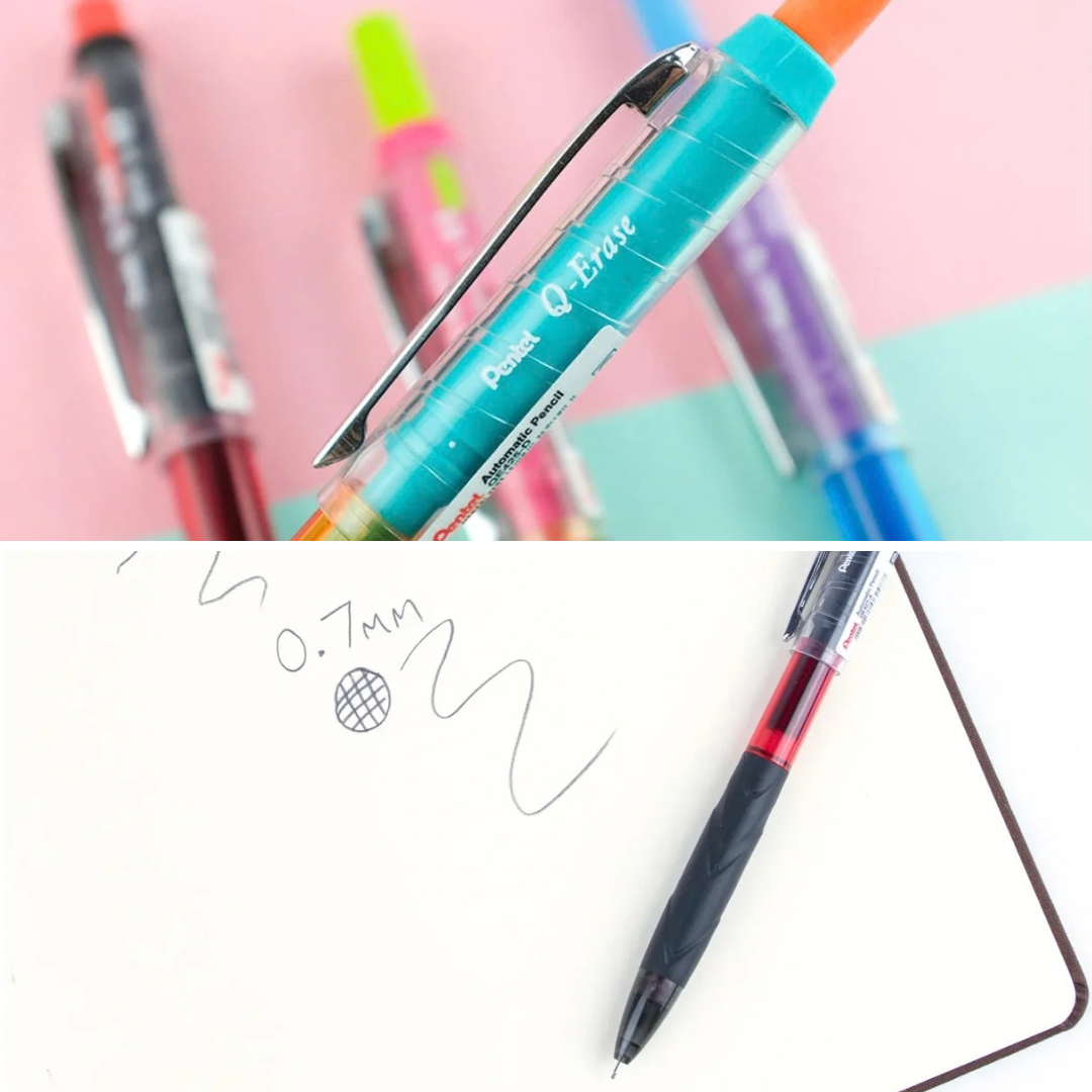 Pentel India Q-Erase Mechanical Pencil - 0.7 mm