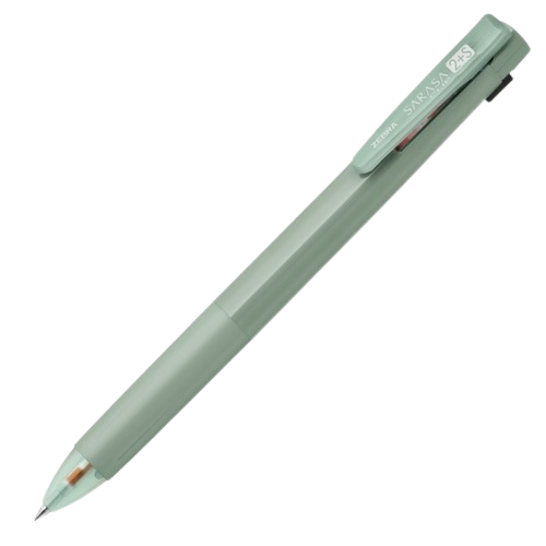 Zebra Sarasa Clip Limited Retro Edition 2 Color Pen & Mechanical Pencil - 0.5 mm