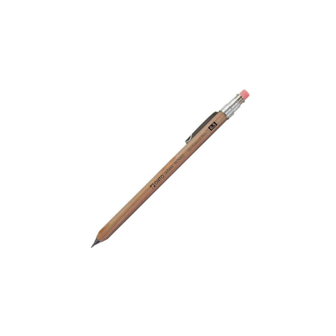 Ohto Mechanical Pencil Wooden Mini - 0.5 mm