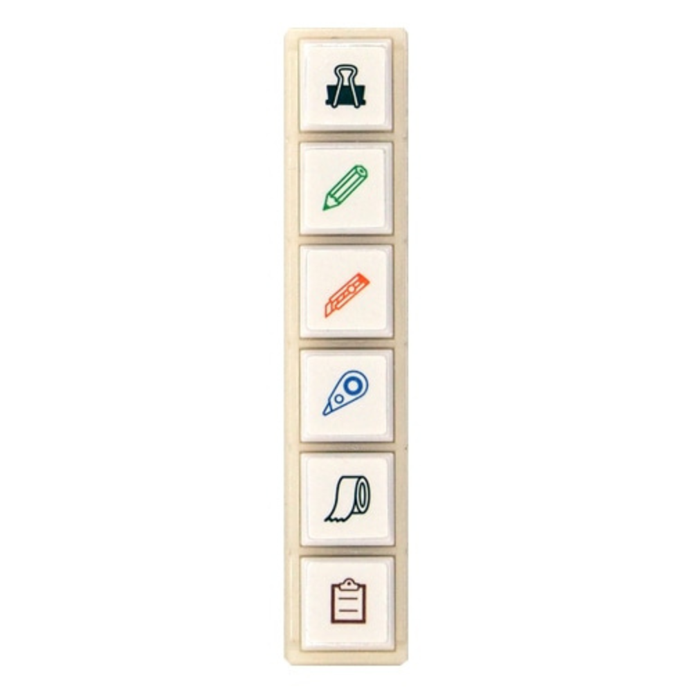 Kodomo no Kao Pochitto6 Push-Button Stamp - Stationery