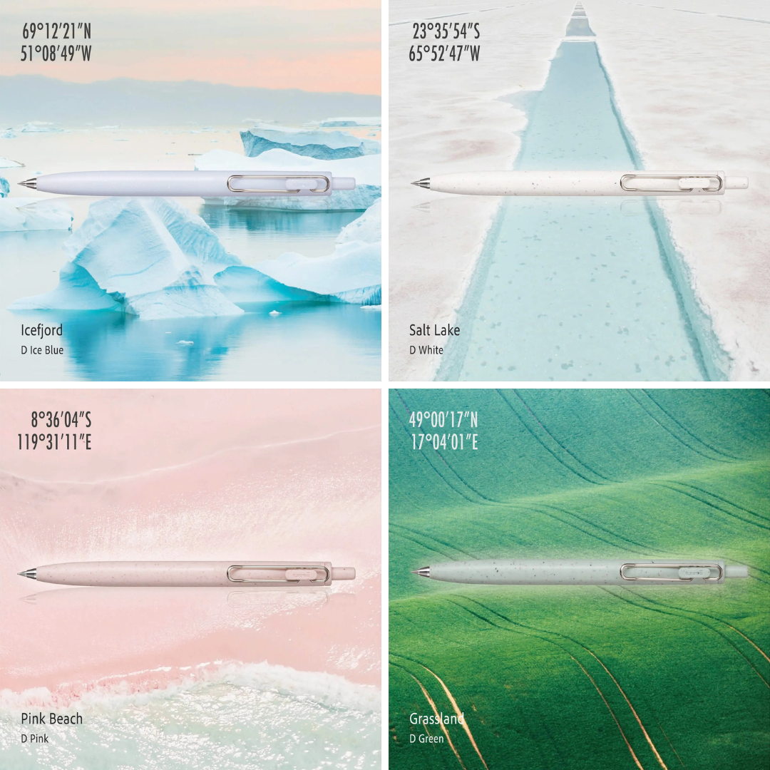Uni-ball One F Gel Pen Earth Texture
