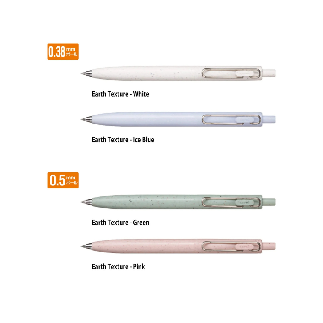 Uni-ball One F Gel Pen Earth Texture