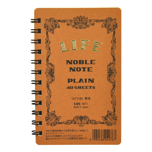 LIFE Noble Ring Notebook - A7 - Plain