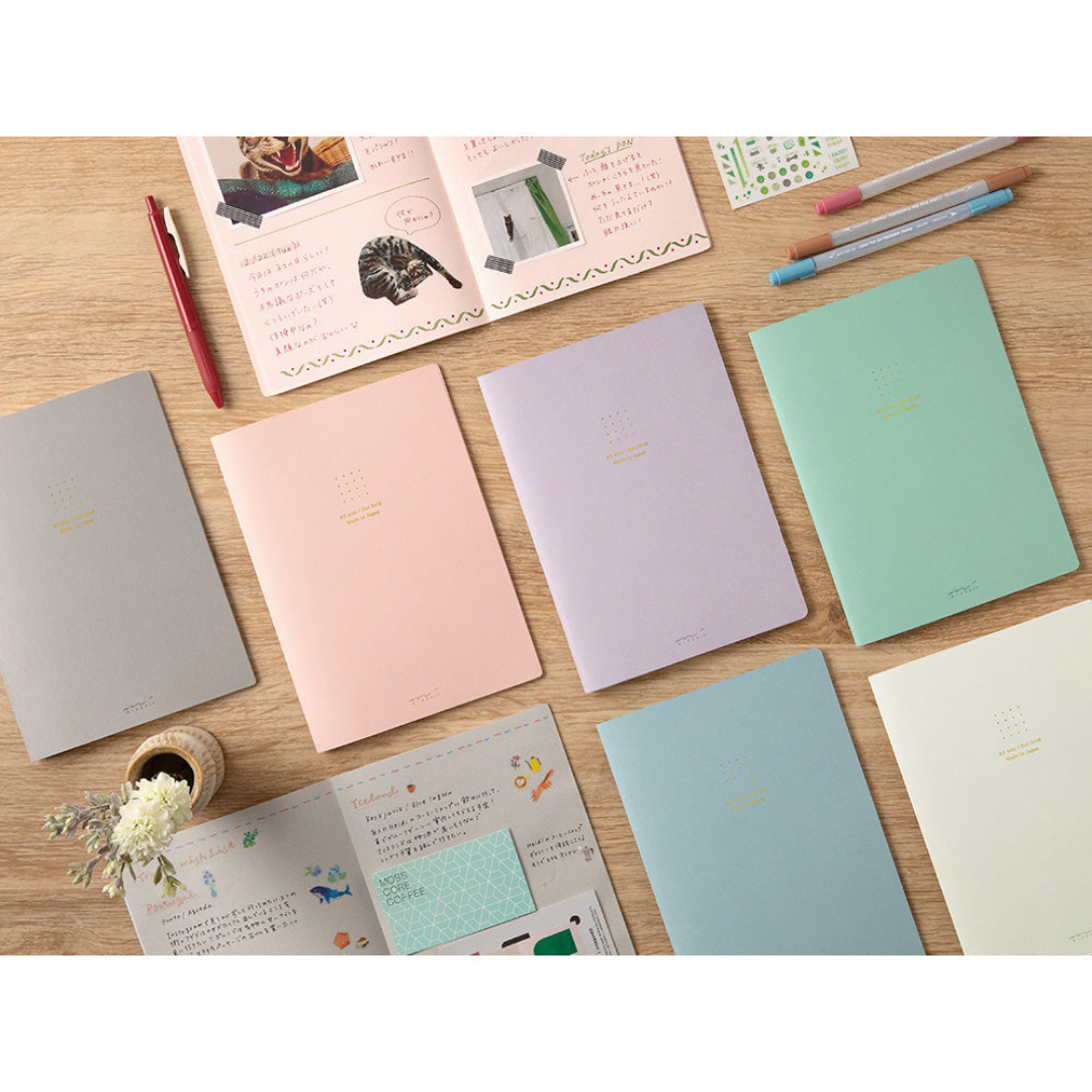 Midori Dot Colour Notebook - A5 - 56 Pages