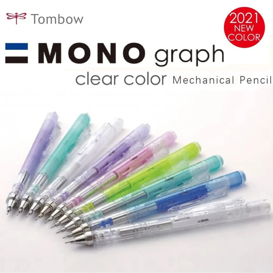 Tombow Mono Graph Shaker Mechanical Pencil Clear Models - 0.5 mm