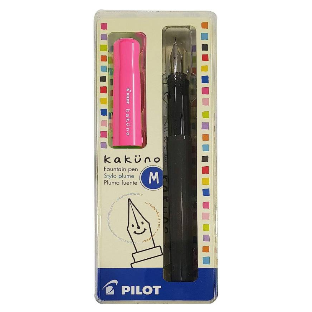 Pilot Kakuno Fountain Pen - Pink