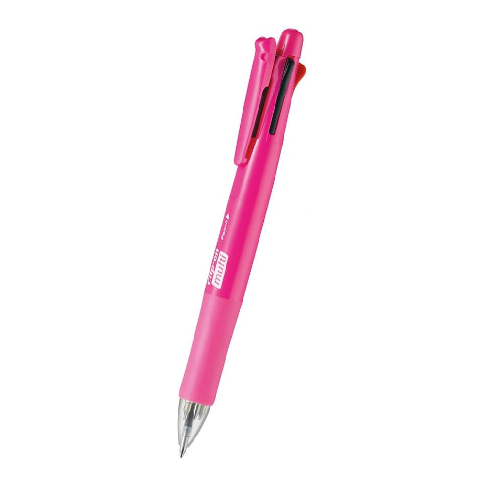 Zebra Clip-On 4 Color 0.7 mm Ballpoint Multi Pen + 0.5 mm Mechanical Pencil - Colors