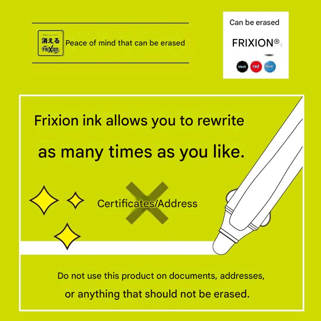 Pilot Frixion Ball Switch Pen (0.5 mm Frixion + 0.7 mm Oil-Based)