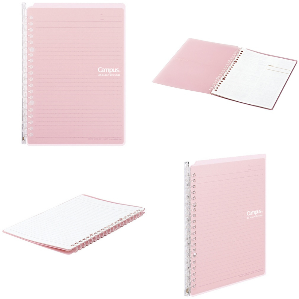 Kokuyo Campus Smart Ring Binder Notebook - A5 - 20 Rings