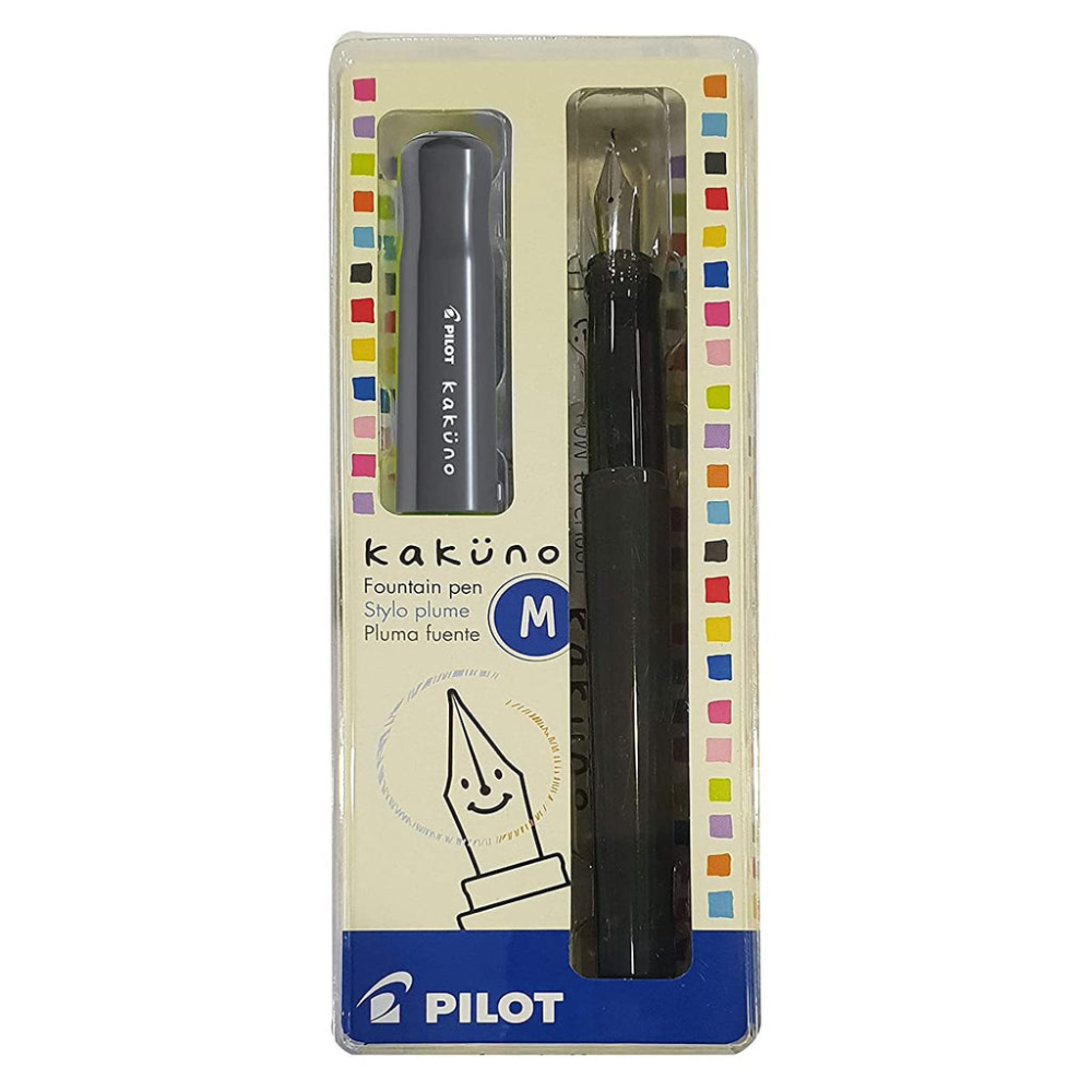 Pilot Kakuno Fountain Pen - Grey