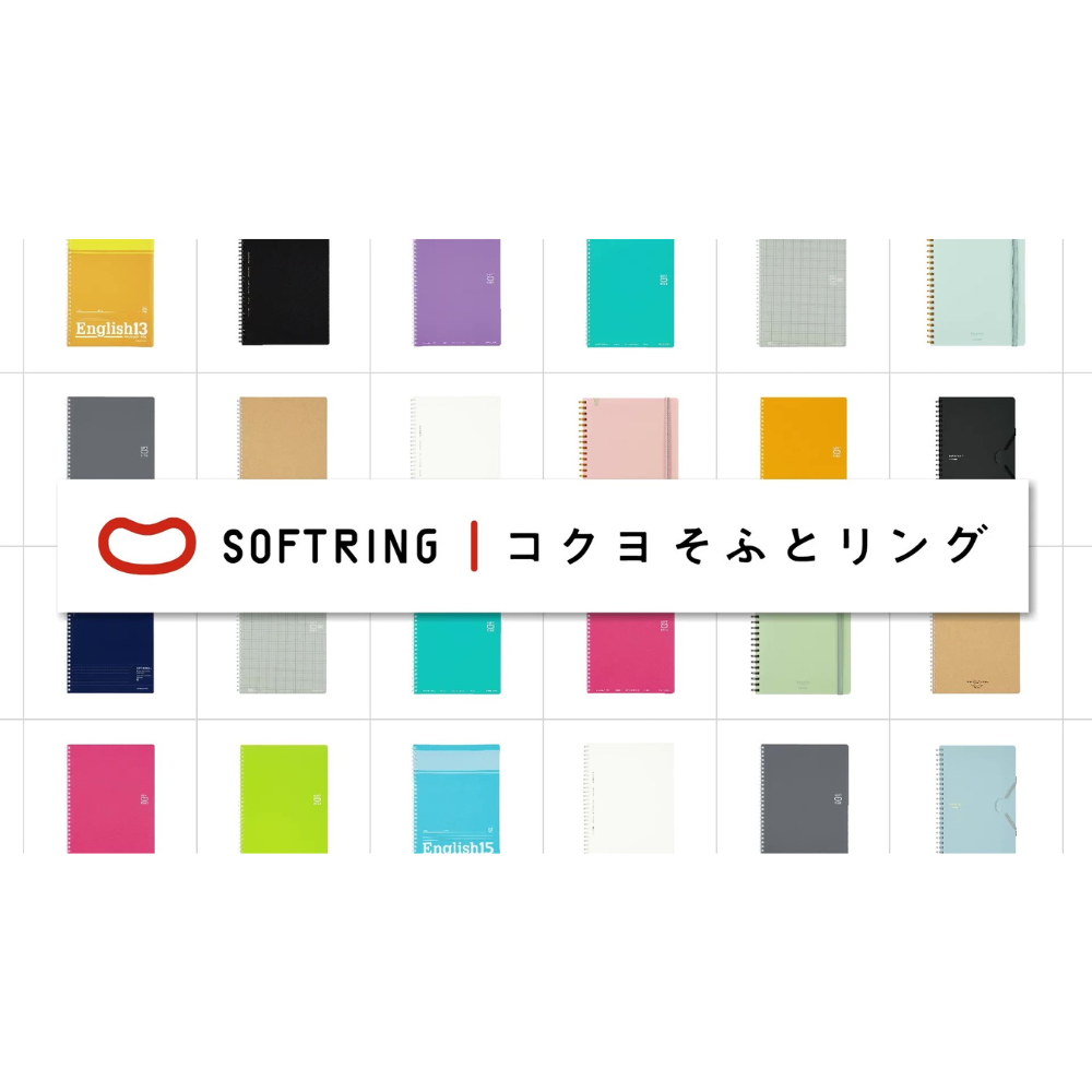 Kokuyo Soft Ring Notebook - B6 Size