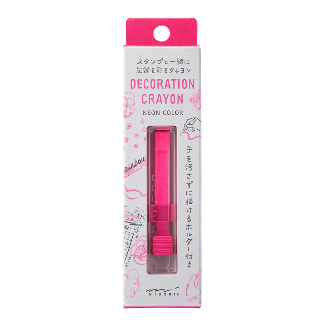 Midori Decoration Crayon Pink