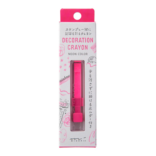 Midori Decoration Crayon Pink