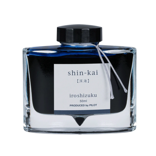 Pilot Iroshizuku Ink Bottle - 50 ML - Shin-Kai (Blue Black)