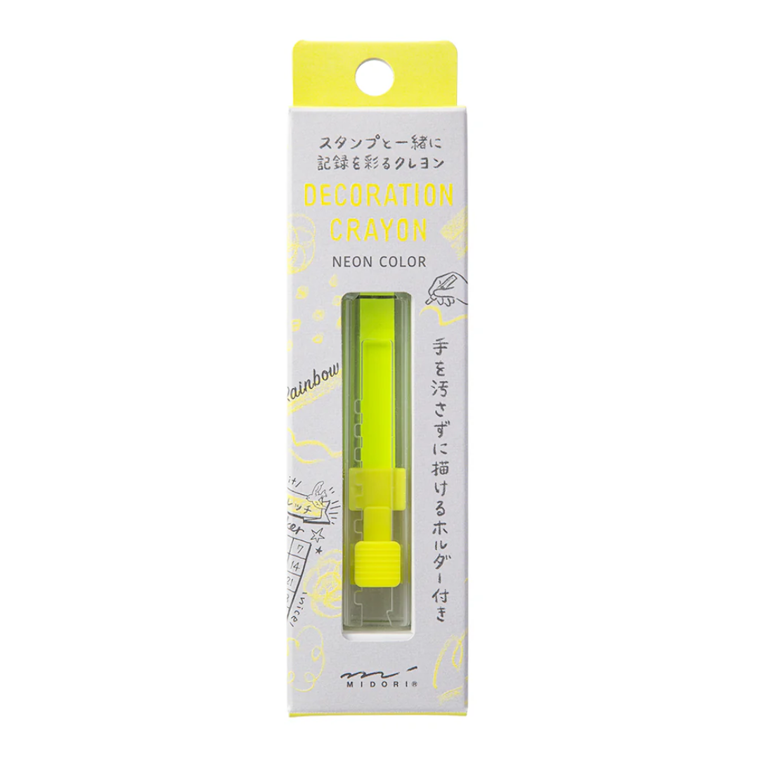 Midori Decoration Crayon Yellow