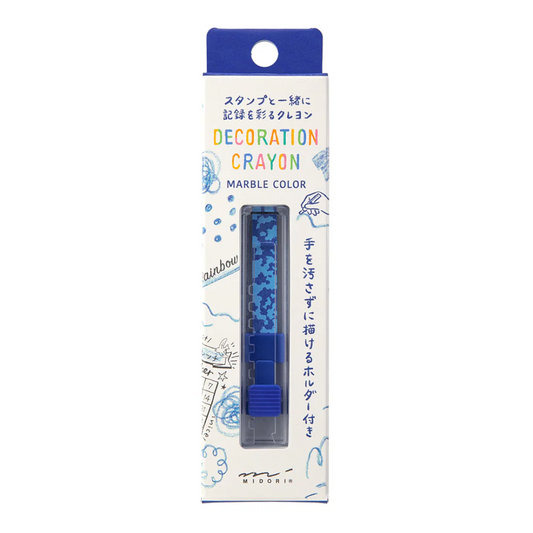 Midori Decoration Crayon Light-Blue x Blue