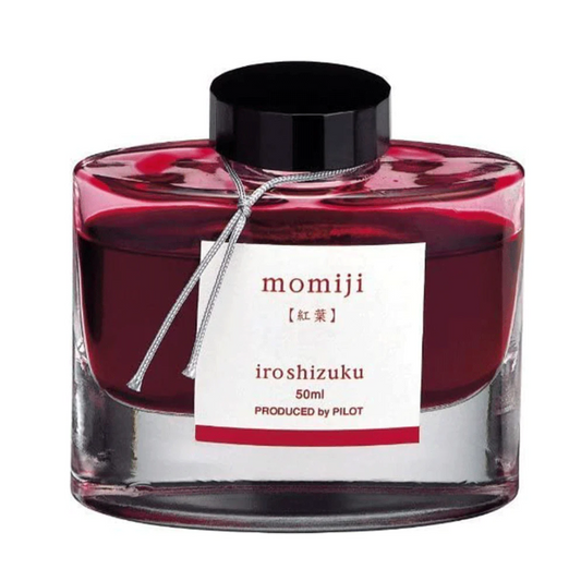 Pilot Iroshizuku Ink Bottle - 50 ML - Momiji (Red Pink)