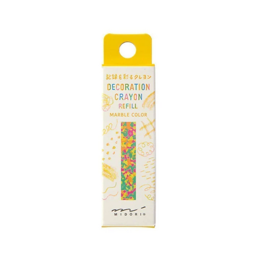 Midori Decoration Crayon Flower Garden Refill