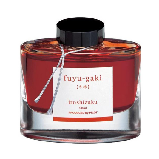 Pilot Iroshizuku Ink Bottle - 50 ML - Fuyu-gaki (Orange Red)