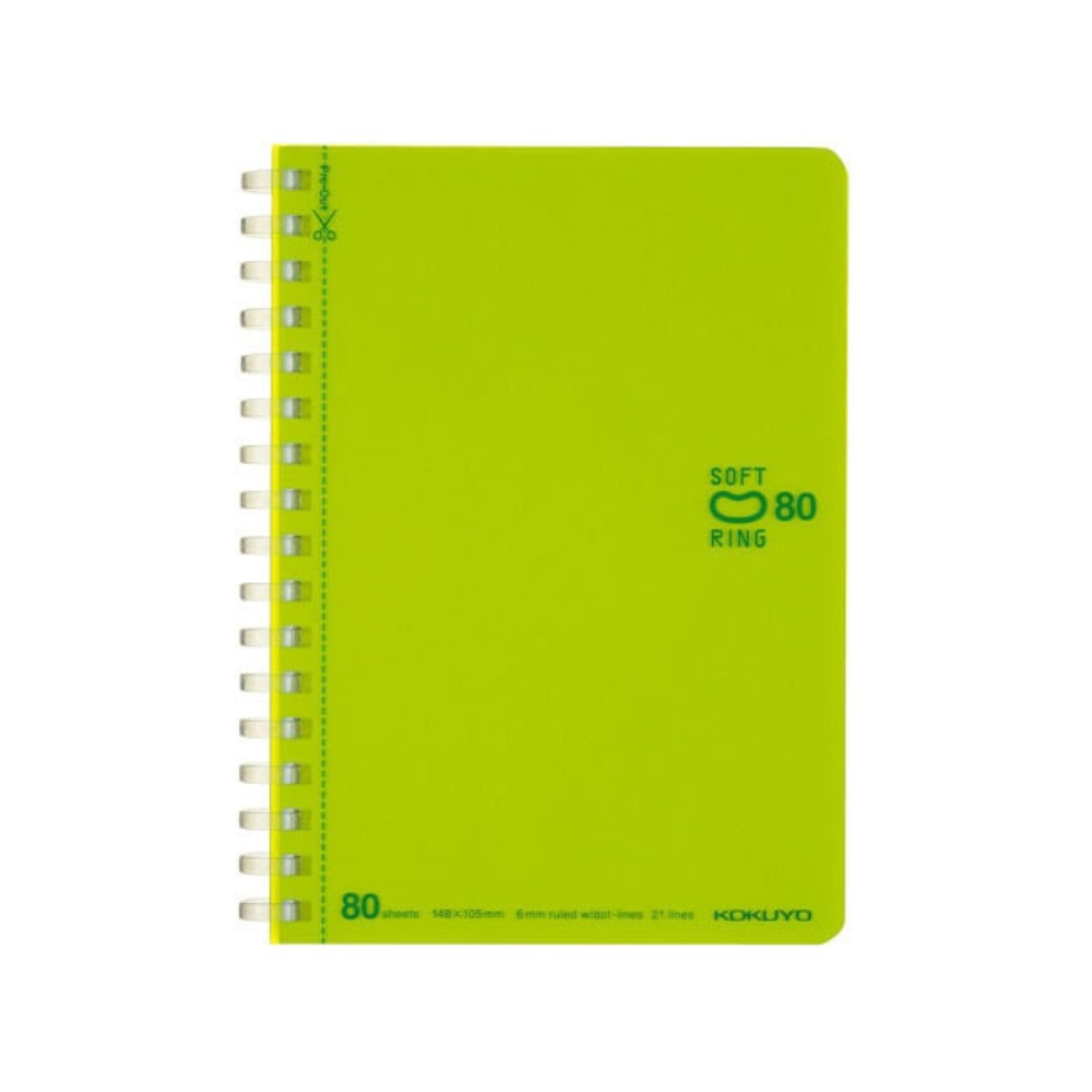 Kokuyo Soft Ring Notebook - A6 Size