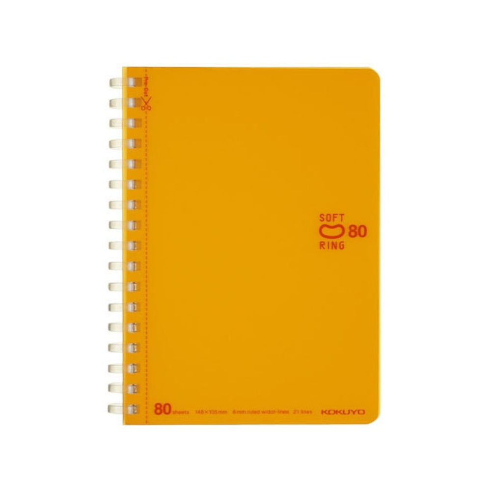 Kokuyo Soft Ring Notebook - A6 Size