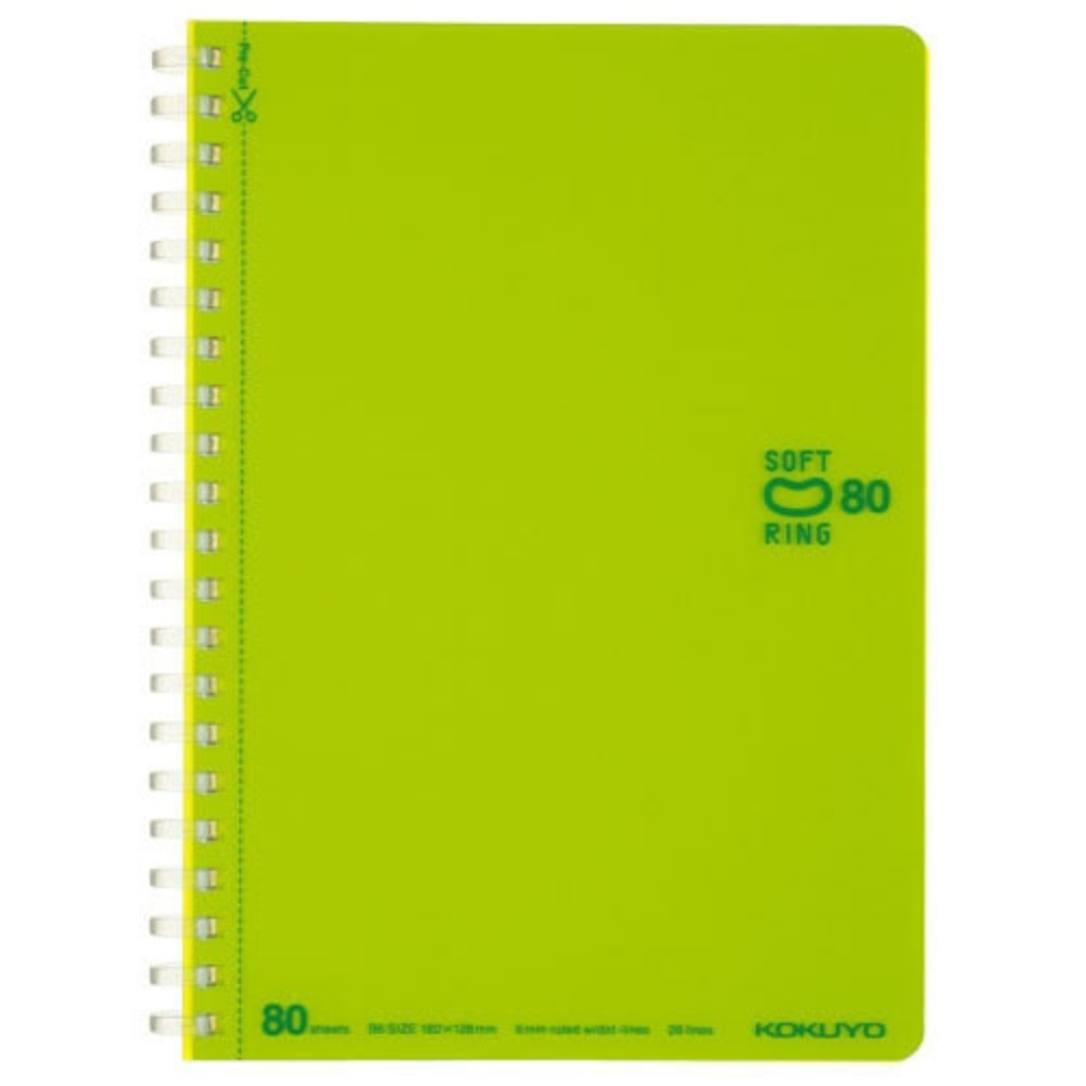 Kokuyo Soft Ring Notebook - B6 Size