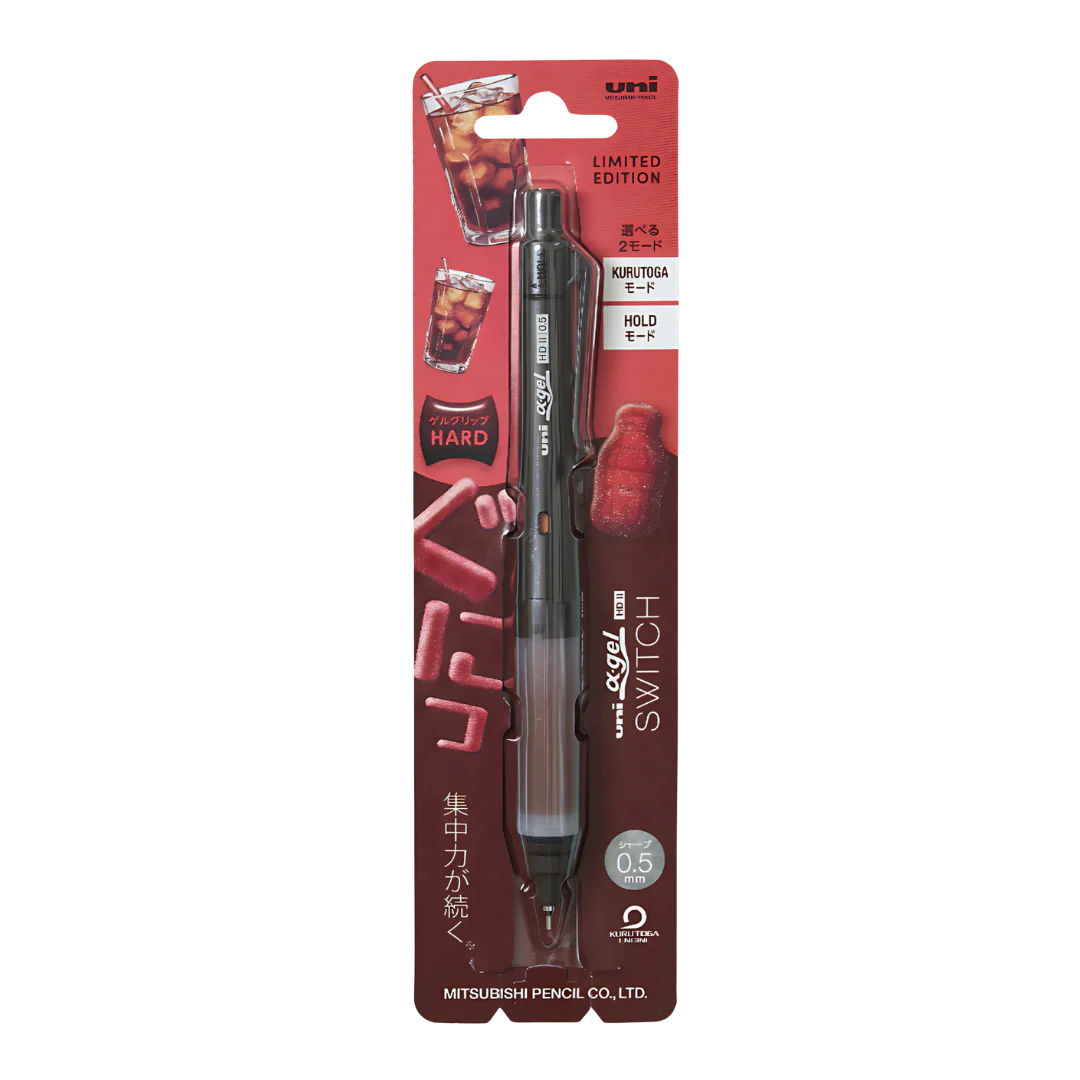 Uni Alpha Gel Switch Mechanical Pencil Cola Brown - 0.5 mm