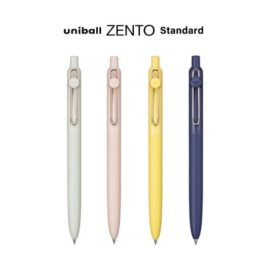 Uniball Zento Gel Pen Standard Model Black Ink - 0.5 mm