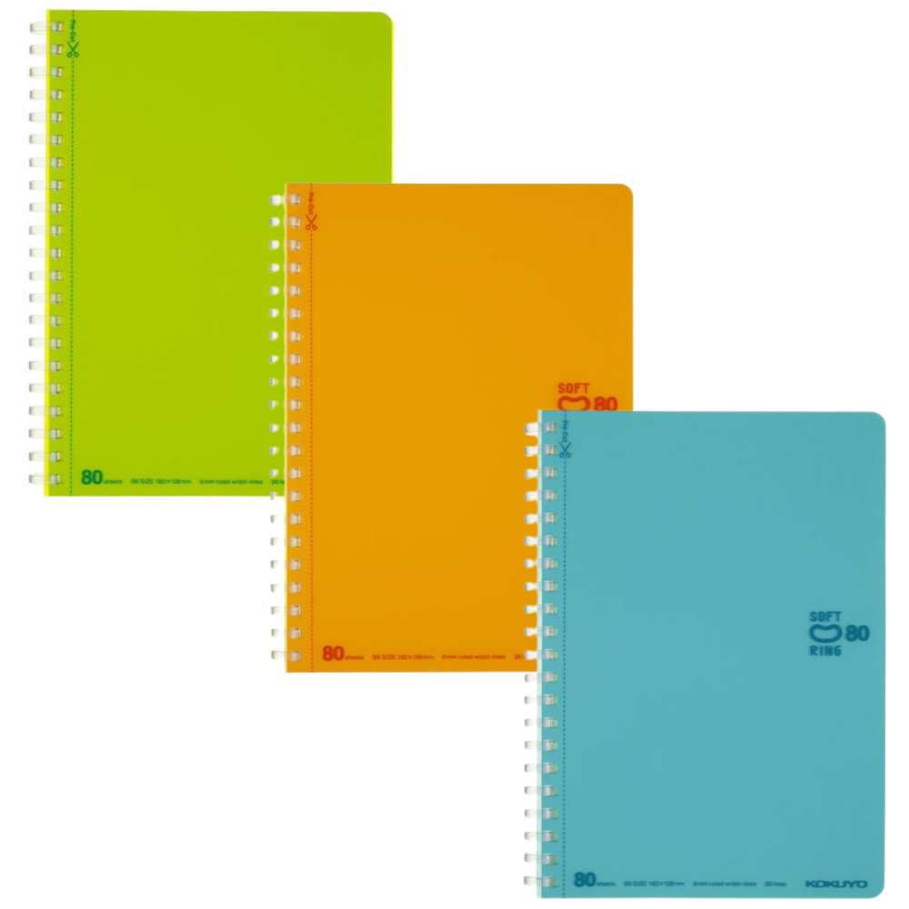 Kokuyo Soft Ring Notebook - B6 Size