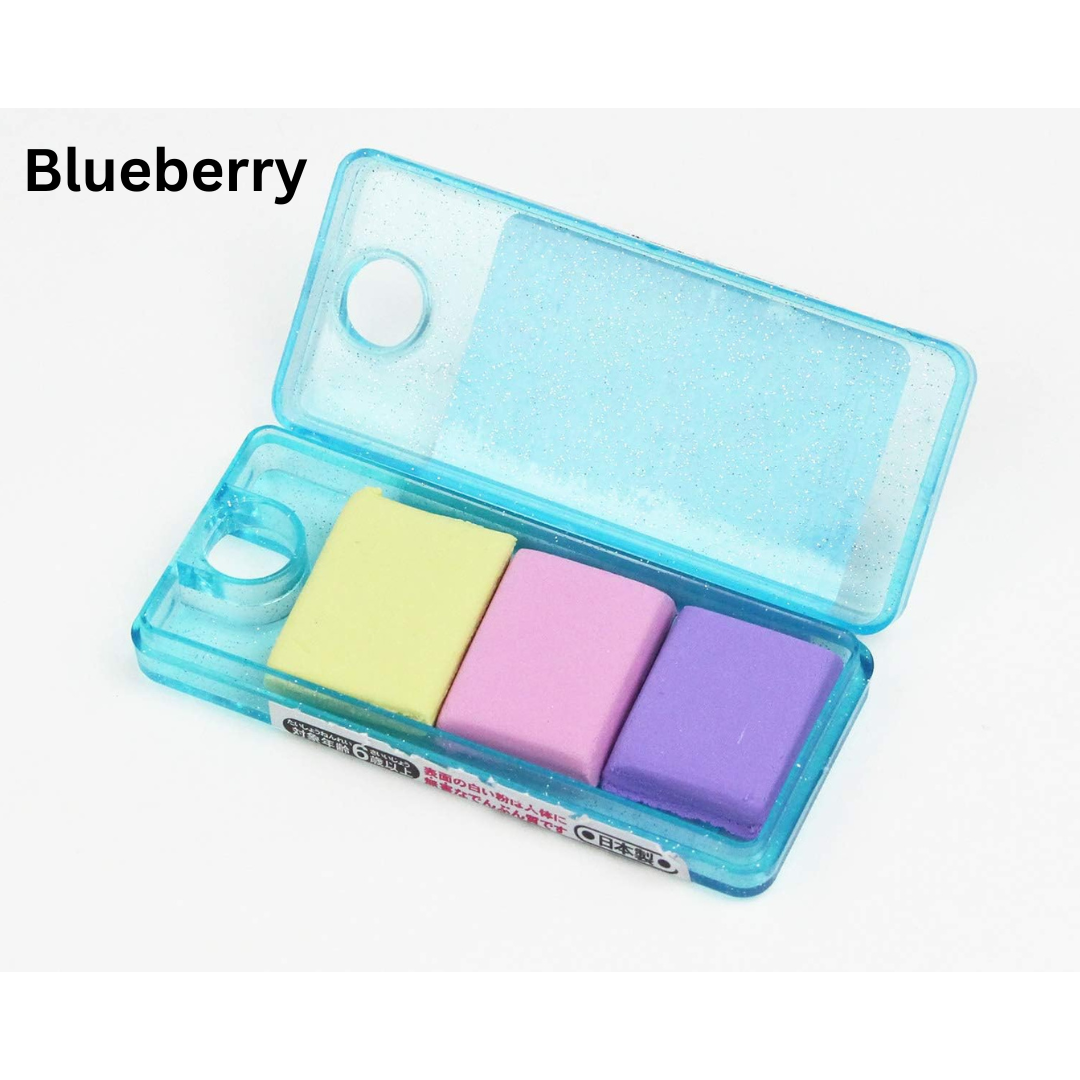 Earasers Regular Lemon eraser 3 colors pastel Kneaded Erasers – Bumbo Stationeries
