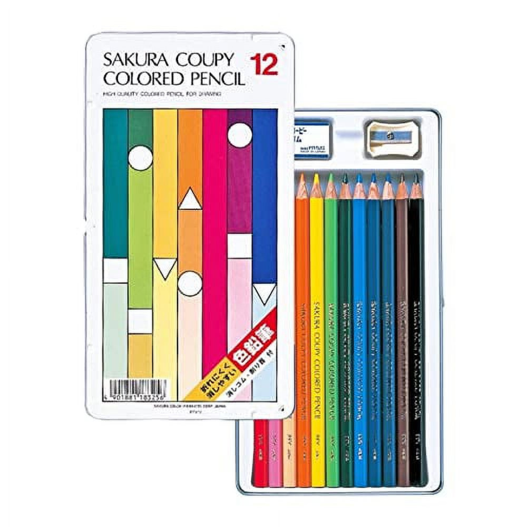 Sakura Coupy Colored Pencils - 12 Color Set