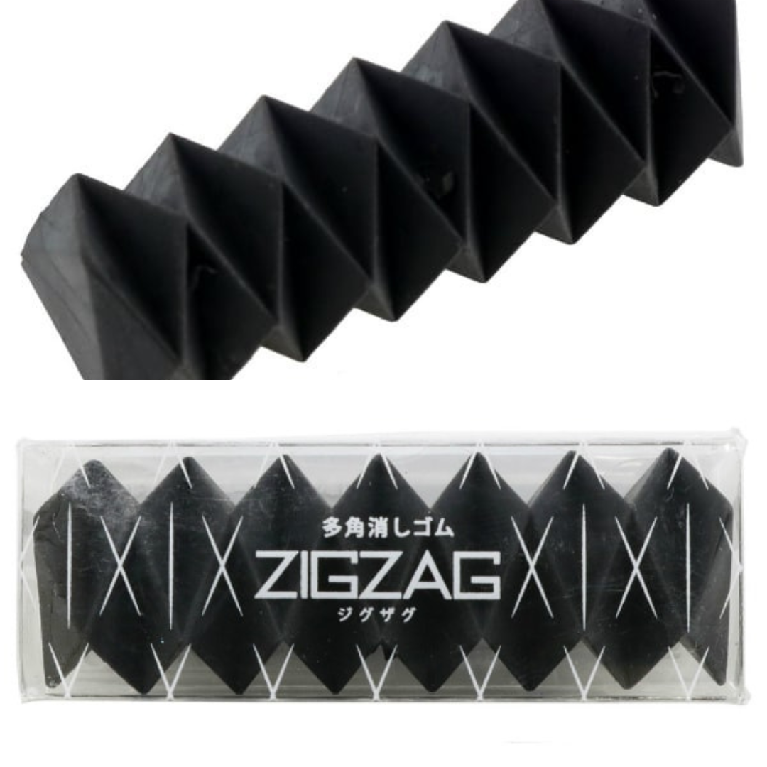 Sun-Star Polygon Zigzag Eraser