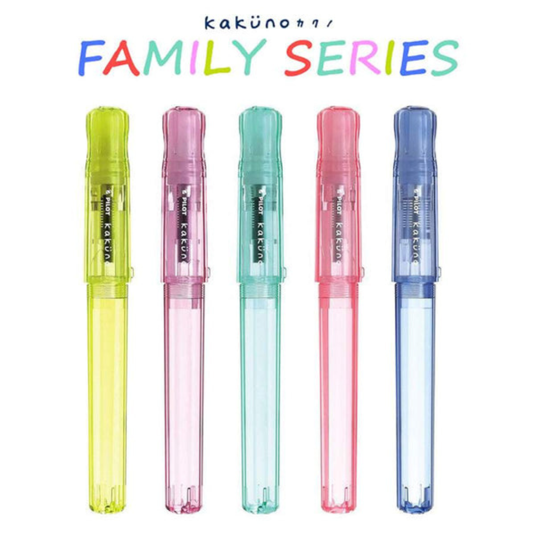 Pilot Kakuno Fountain Pen - Family Series - Transparent Pink