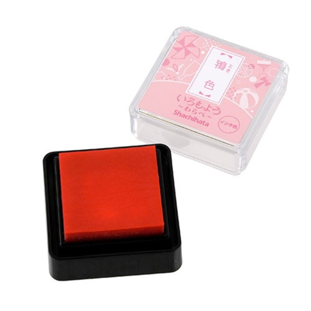 Shachihata Mini Stamp Pad - Japanese Traditional Color Iromoyo - 24 Colors