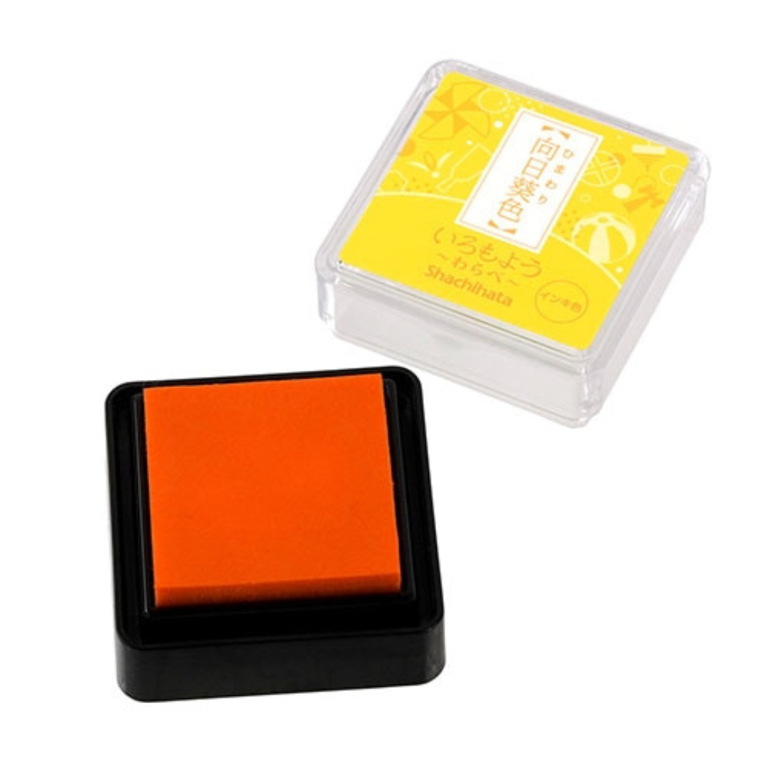 Shachihata Mini Stamp Pad - Japanese Traditional Color Iromoyo - 24 Colors