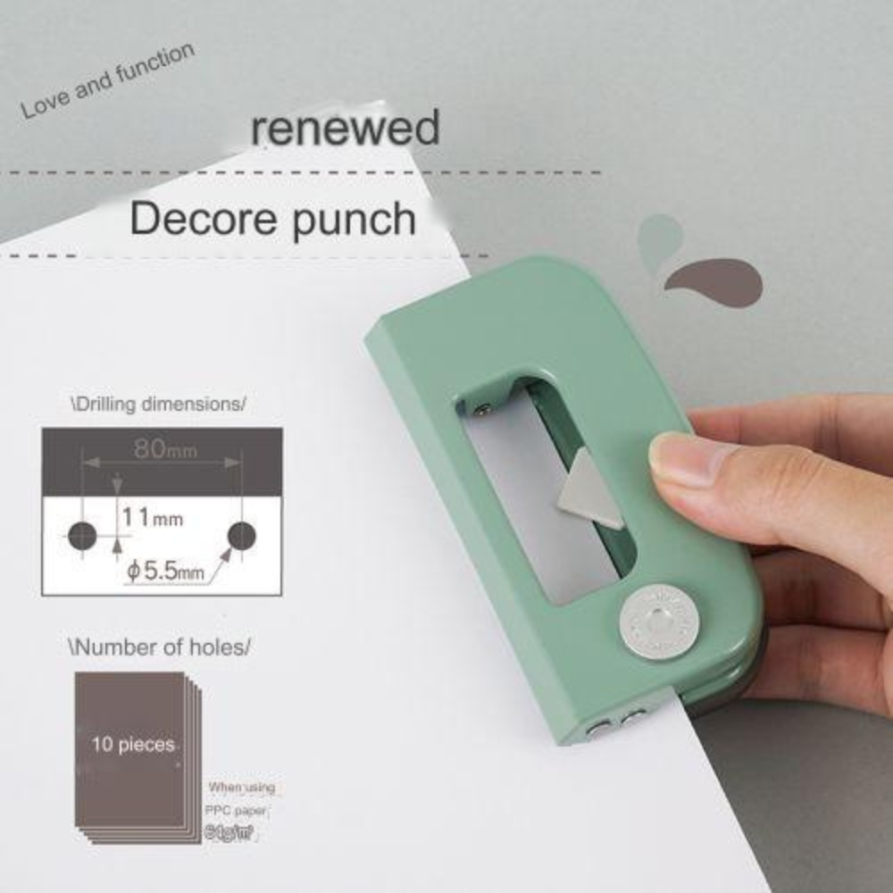 CARL Decor Hole Punch - 2 Holes