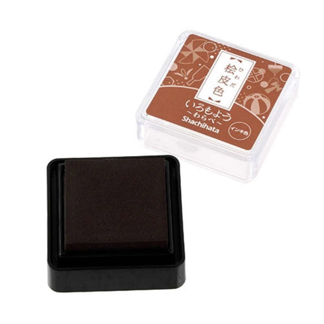 Shachihata Mini Stamp Pad - Japanese Traditional Color Iromoyo - 24 Colors