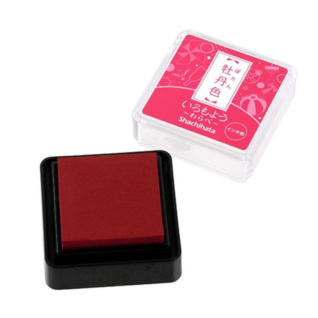 Shachihata Mini Stamp Pad - Japanese Traditional Color Iromoyo - 24 Colors