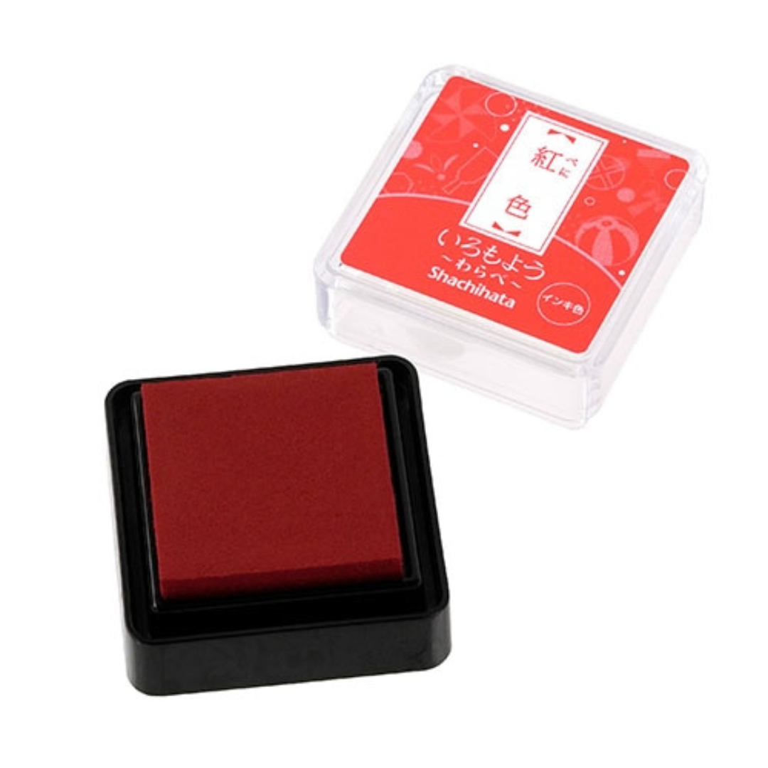 Shachihata Mini Stamp Pad - Japanese Traditional Color Iromoyo - 24 Colors