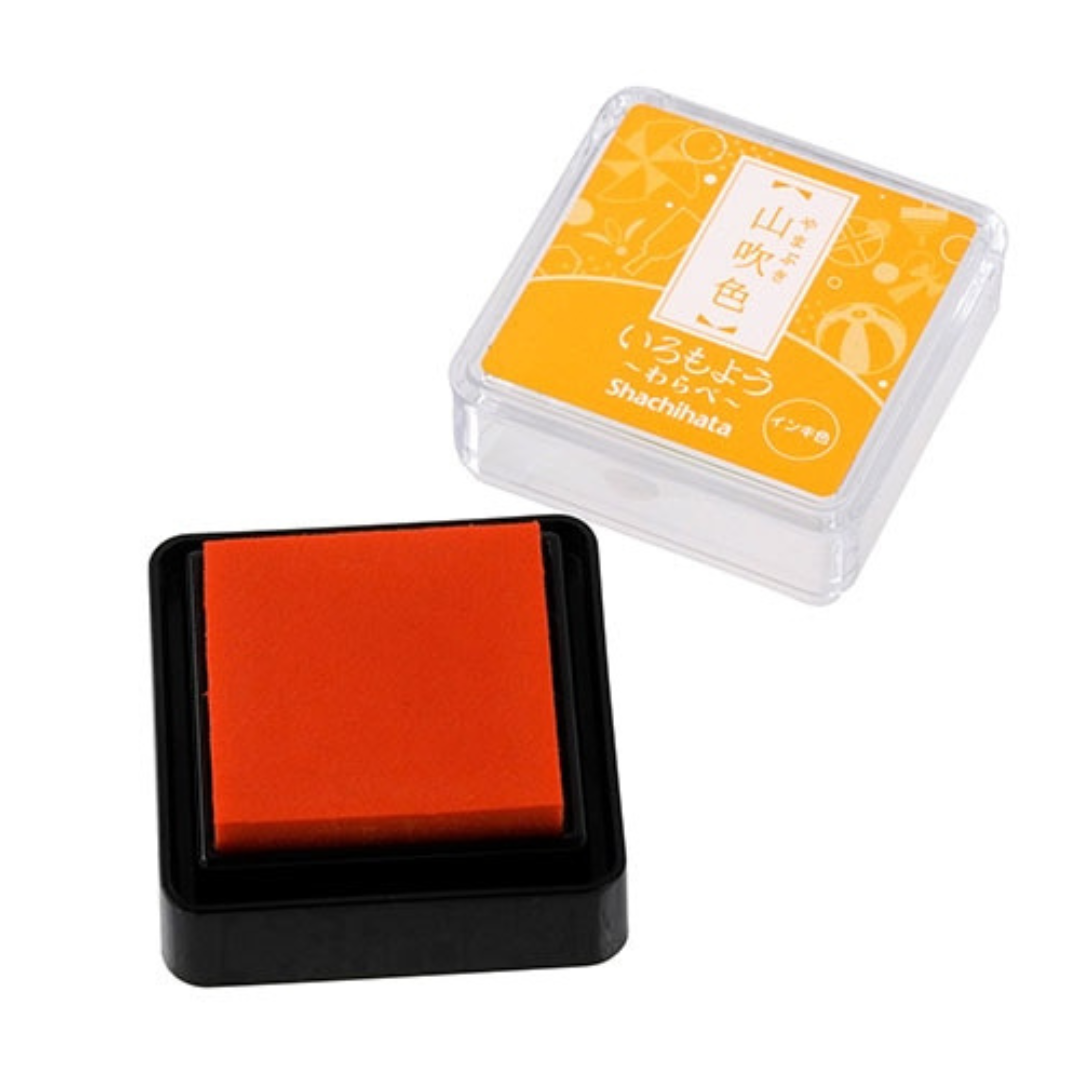 Shachihata Mini Stamp Pad - Japanese Traditional Color Iromoyo - 24 Colors