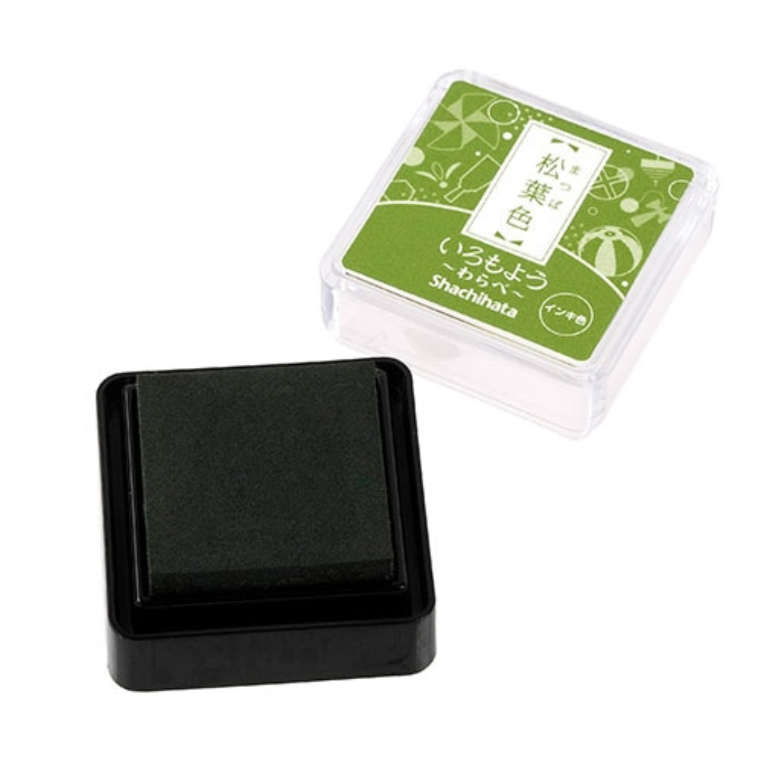 Shachihata Mini Stamp Pad - Japanese Traditional Color Iromoyo - 24 Colors