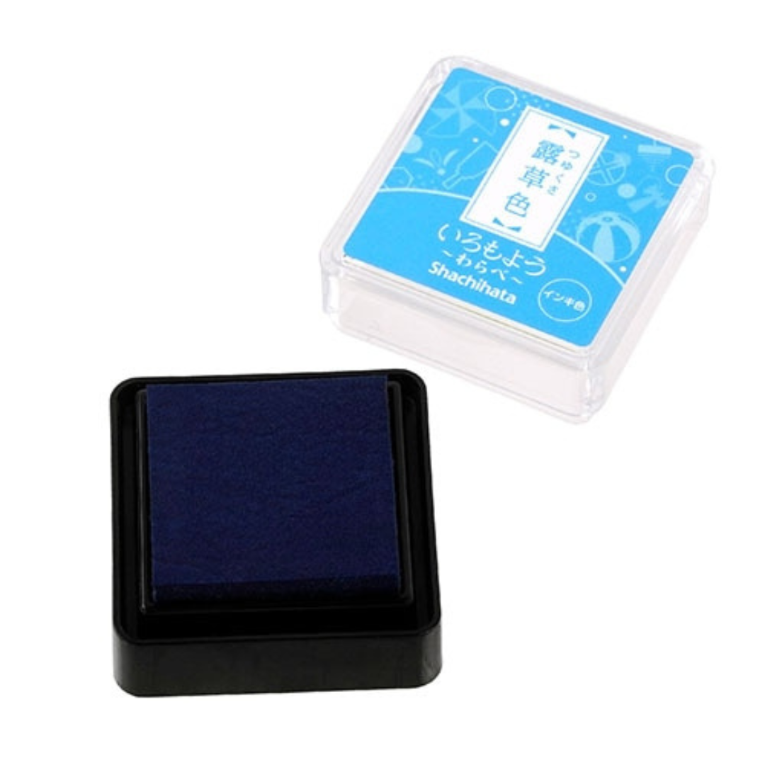 Shachihata Mini Stamp Pad - Japanese Traditional Color Iromoyo - 24 Colors