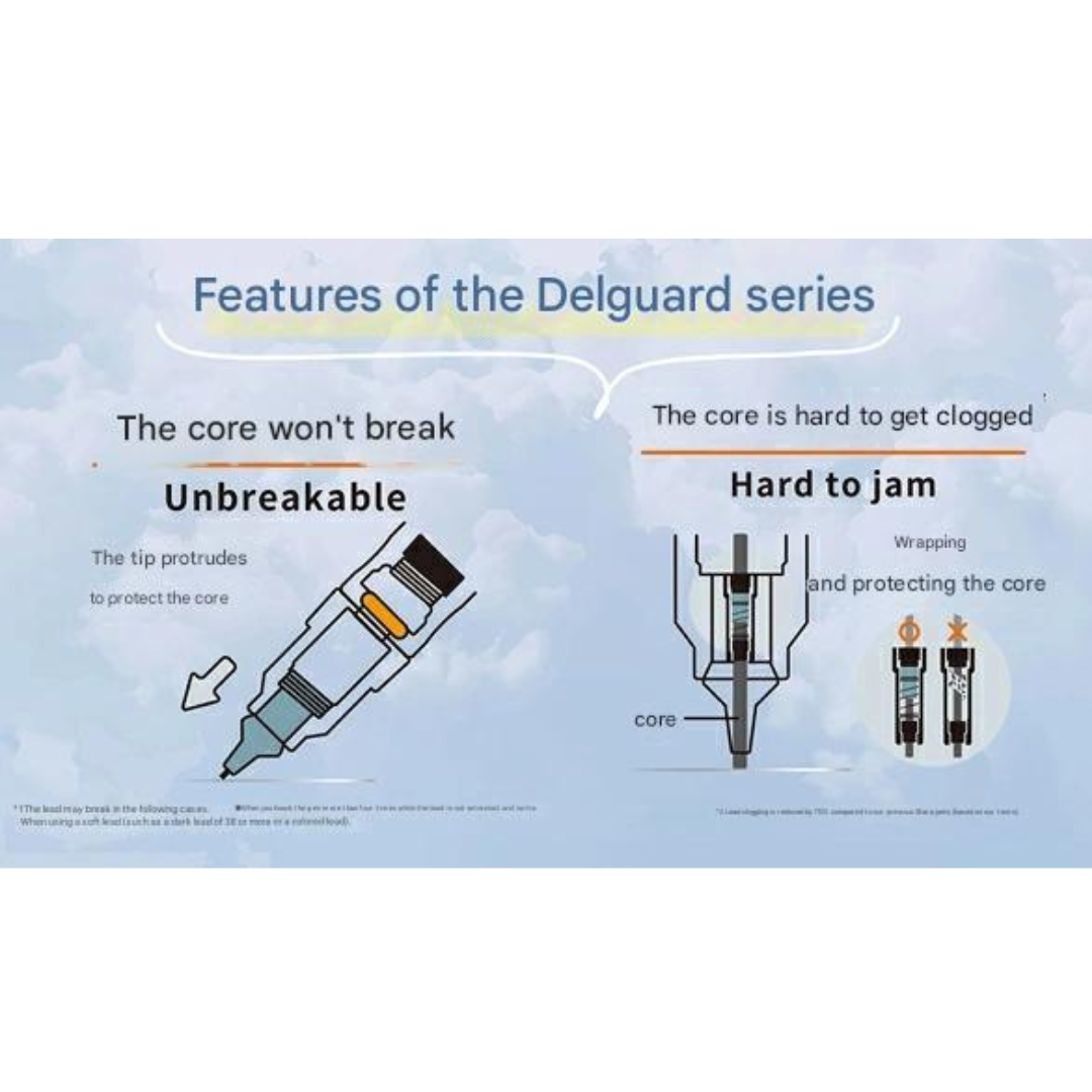 Zebra DelGuard Type-GR Relaxation Series Mechanical Pencil - 0.5 mm