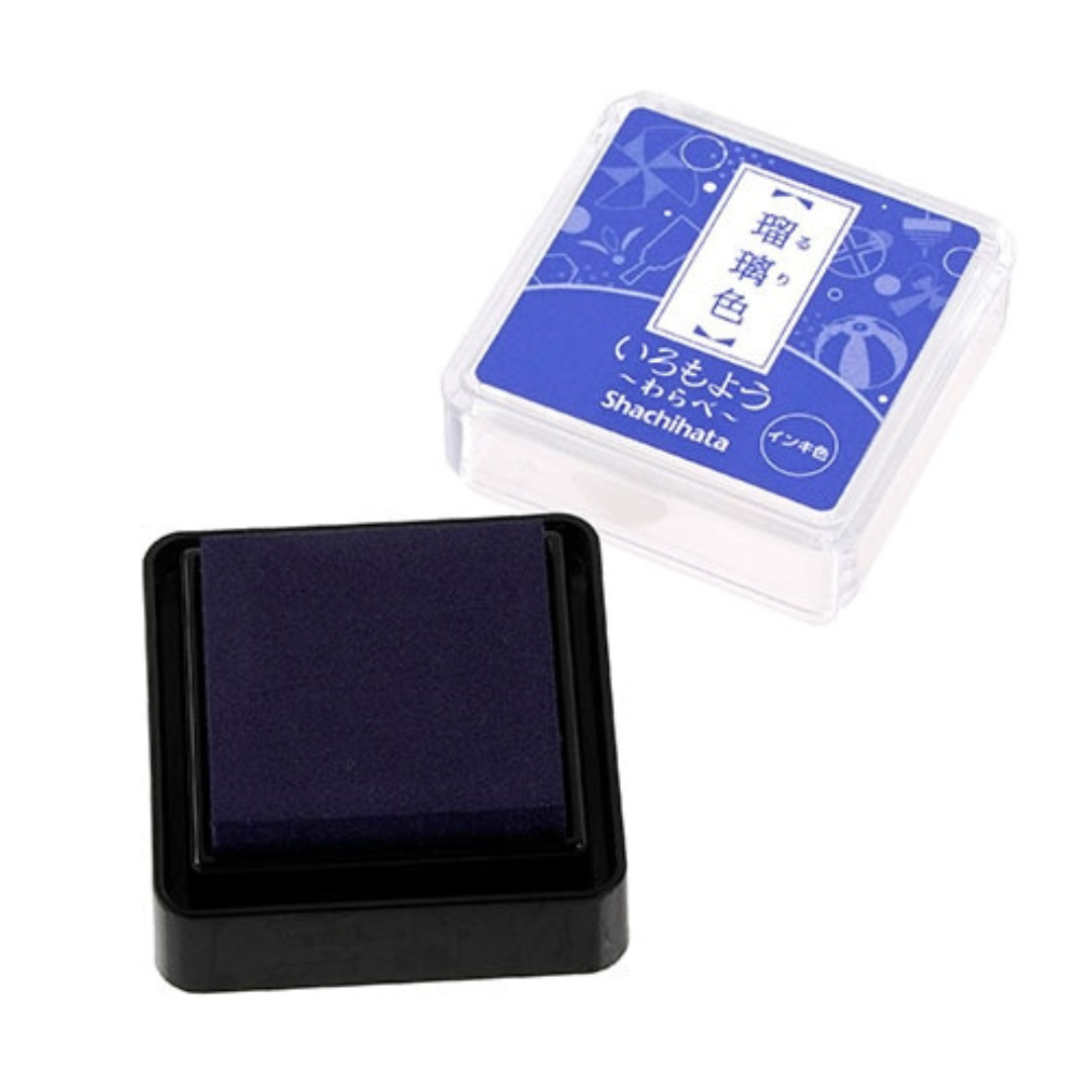 Shachihata Mini Stamp Pad - Japanese Traditional Color Iromoyo - 24 Colors